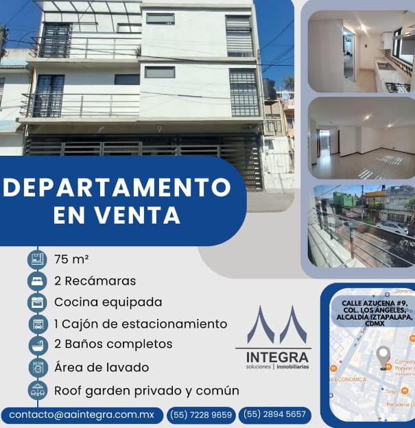 Departamento en Venta Iztapalapa