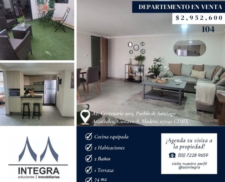 Departamentos en Venta en Av. Centenario