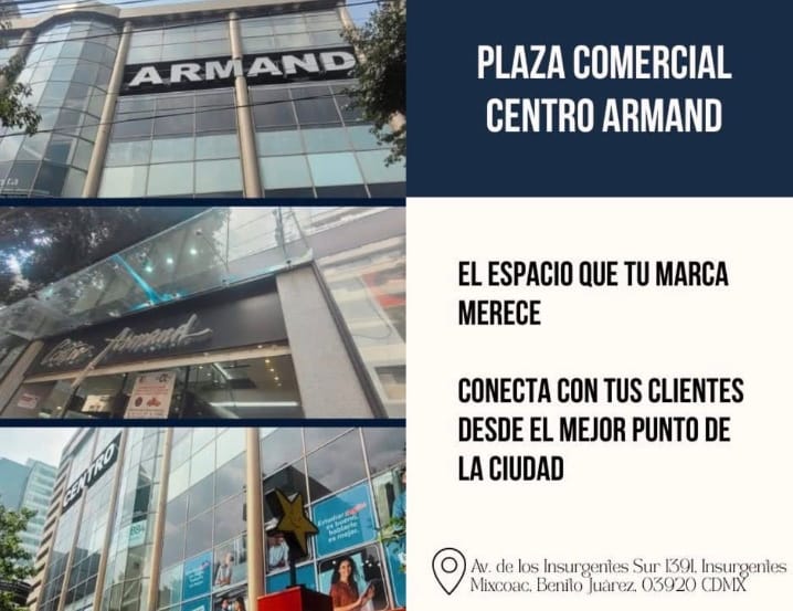 Renta de Locales Plaza Comercial Centro Armand