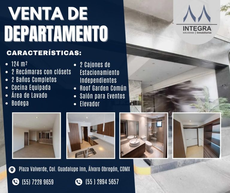 Departamento en Venta en Guadalupe Inn