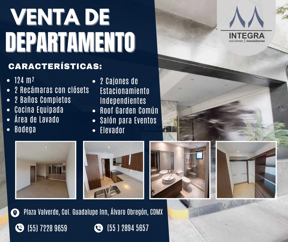 Departamento en Venta en Guadalupe Inn