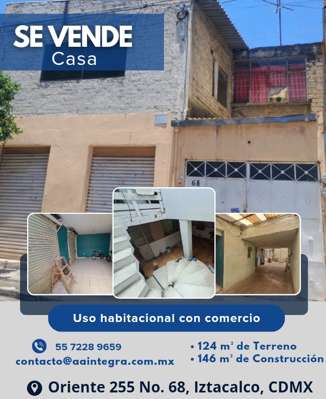 Casa en Venta en Agrícola Oriental
